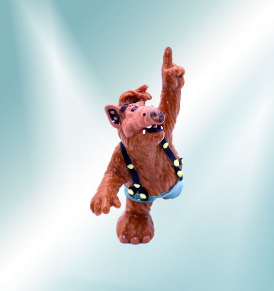 ALF Vintage Figur von Bullyland: Alf in Lederhosen